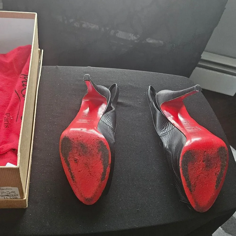 Christian-louboutin Women's Black Sandals